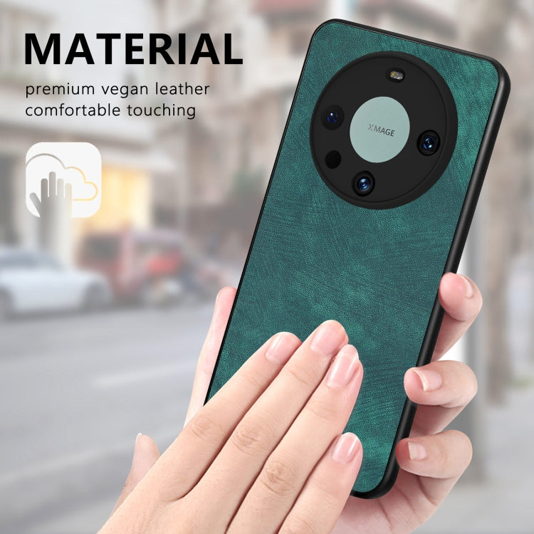 For Huawei Mate 60 Pro Vintage Leather PC Back Phone Case