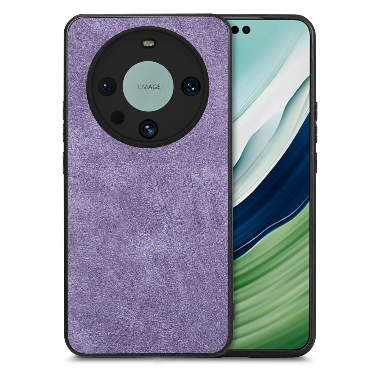 For Huawei Mate 60 Pro Vintage Leather PC Back Phone Case