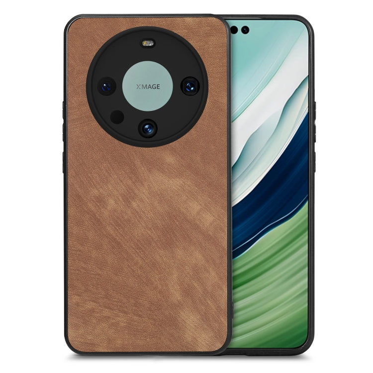 For Huawei Mate 60 Pro Vintage Leather PC Back Phone Case