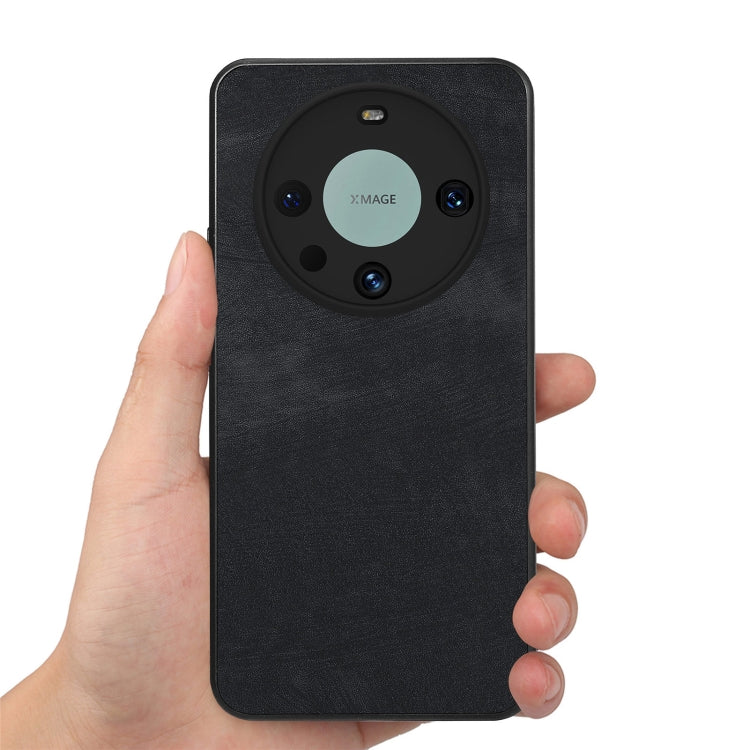 For Huawei Mate 60 Pro Vintage Leather PC Back Phone Case