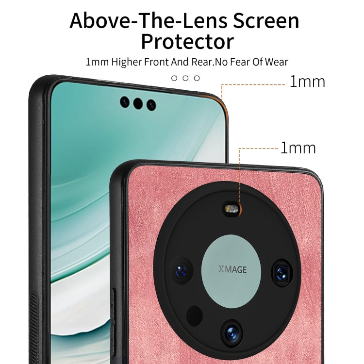 For Huawei Mate 60 Pro Vintage Leather PC Back Phone Case