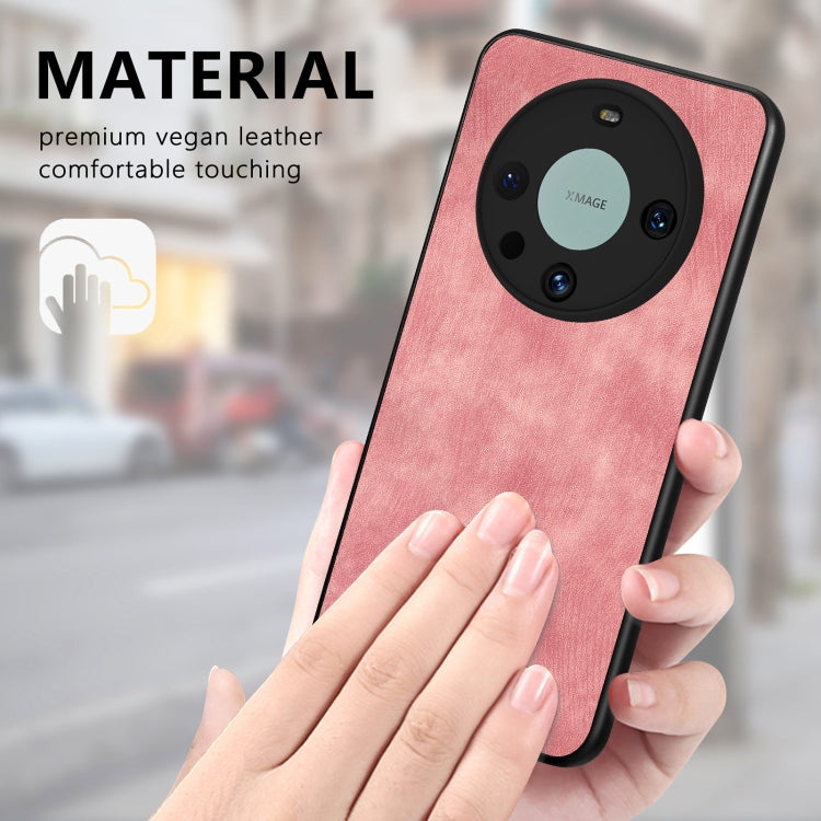 For Huawei Mate 60 Pro Vintage Leather PC Back Phone Case