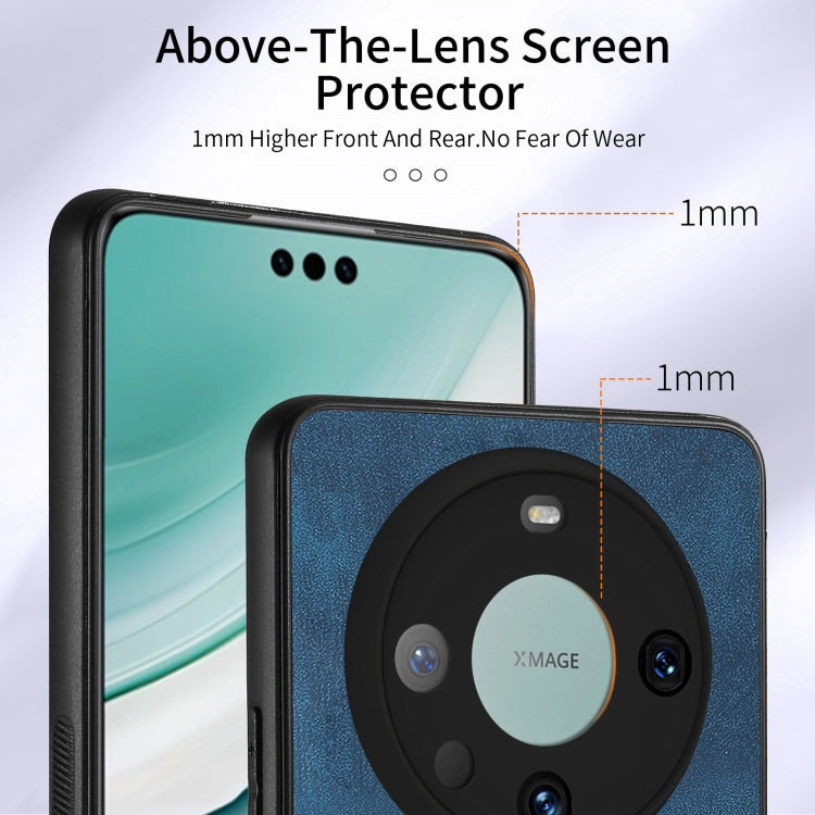 For Huawei Mate 60 Pro Retro Skin-feel Ring Multi-card Wallet Phone Case