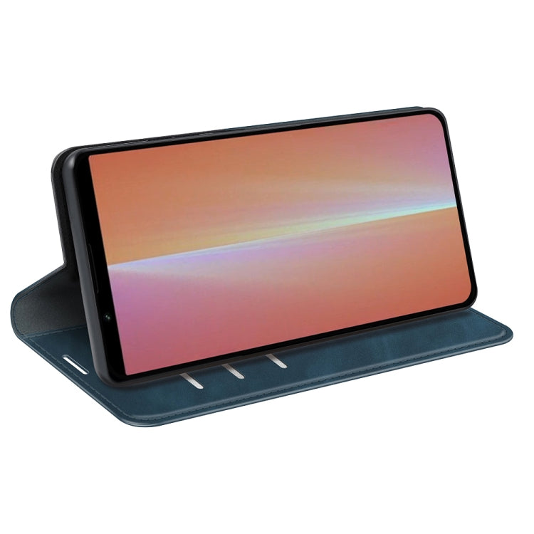 For Sony Xperia 5 V Retro-skin Magnetic Suction Leather Phone Case