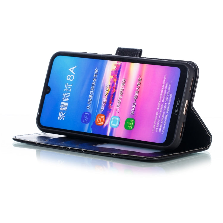 Mandala Embossing Pattern Horizontal Flip Leather Case for Huawei Y6 (2019) & Y6 Pro (2019) & Enjoy 9E, with Holder & Card Slots & Wallet & Photo Frame & Lanyard