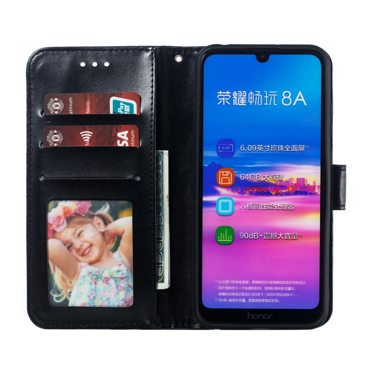 Mandala Embossing Pattern Horizontal Flip Leather Case for Huawei Y6 (2019) & Y6 Pro (2019) & Enjoy 9E, with Holder & Card Slots & Wallet & Photo Frame & Lanyard