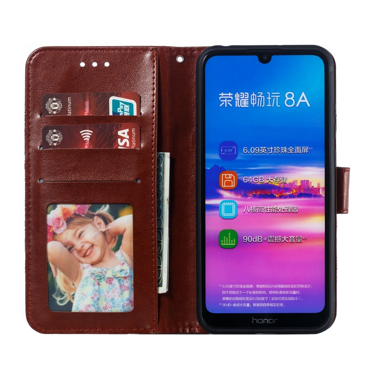Mandala Embossing Pattern Horizontal Flip Leather Case for Huawei Y6 (2019) & Y6 Pro (2019) & Enjoy 9E, with Holder & Card Slots & Wallet & Photo Frame & Lanyard