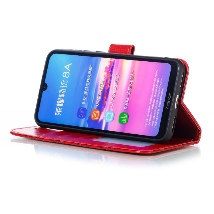 Mandala Embossing Pattern Horizontal Flip Leather Case for Huawei Y6 (2019) & Y6 Pro (2019) & Enjoy 9E, with Holder & Card Slots & Wallet & Photo Frame & Lanyard