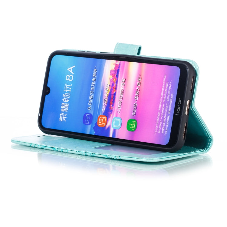 Mandala Embossing Pattern Horizontal Flip Leather Case for Huawei Y6 (2019) & Y6 Pro (2019) & Enjoy 9E, with Holder & Card Slots & Wallet & Photo Frame & Lanyard