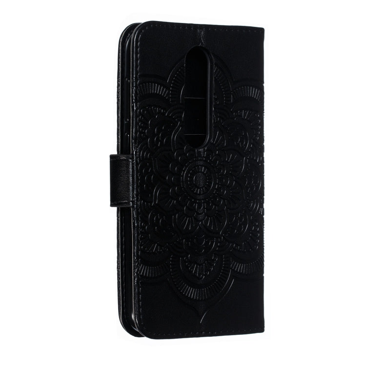 Mandala Embossing Pattern Horizontal Flip Leather Case for One Plus 7 Pro, with Holder & Card Slots & Wallet & Photo Frame & Lanyard