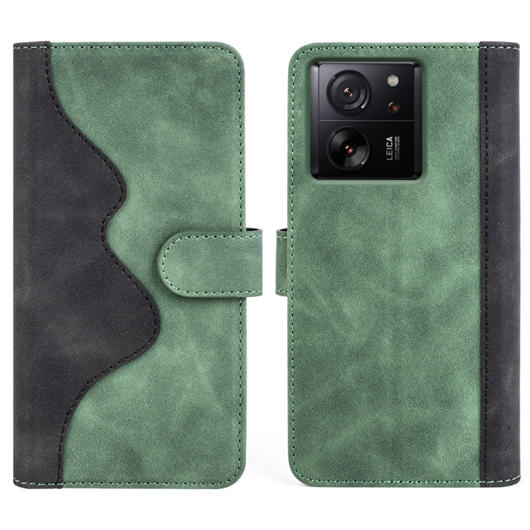 For Xiaomi 13T Stitching Horizontal Flip Leather Phone Case