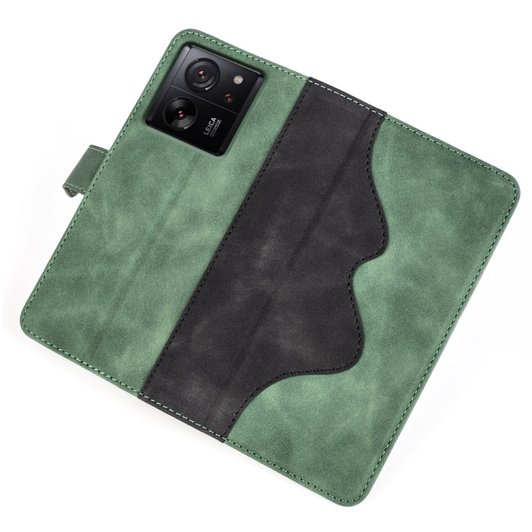 For Xiaomi 13T Stitching Horizontal Flip Leather Phone Case