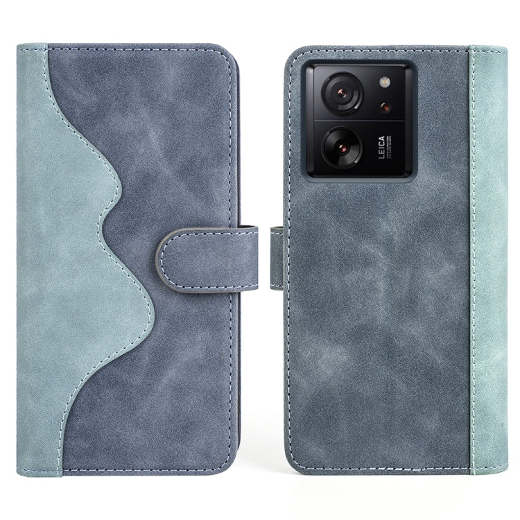 For Xiaomi 13T Stitching Horizontal Flip Leather Phone Case