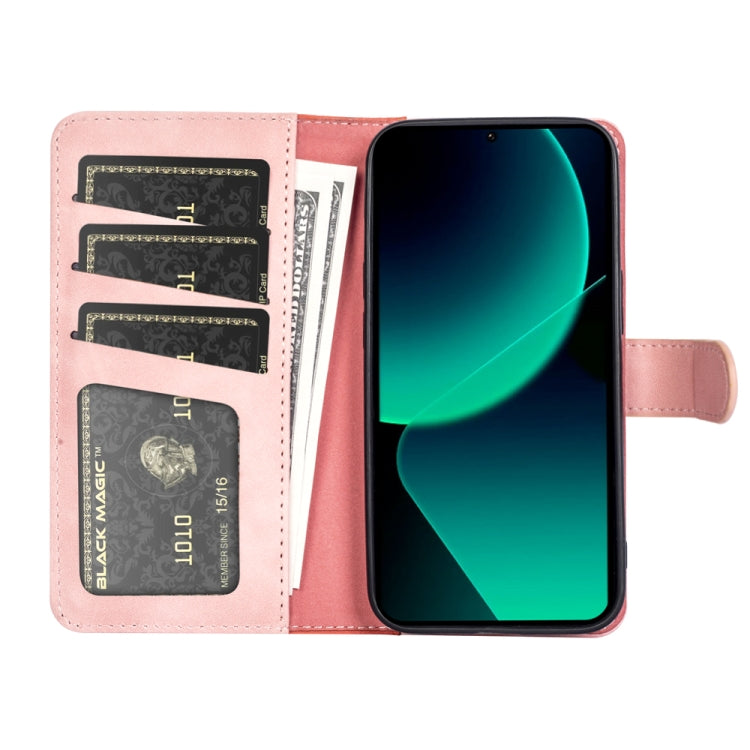 For Xiaomi 13T Stitching Horizontal Flip Leather Phone Case