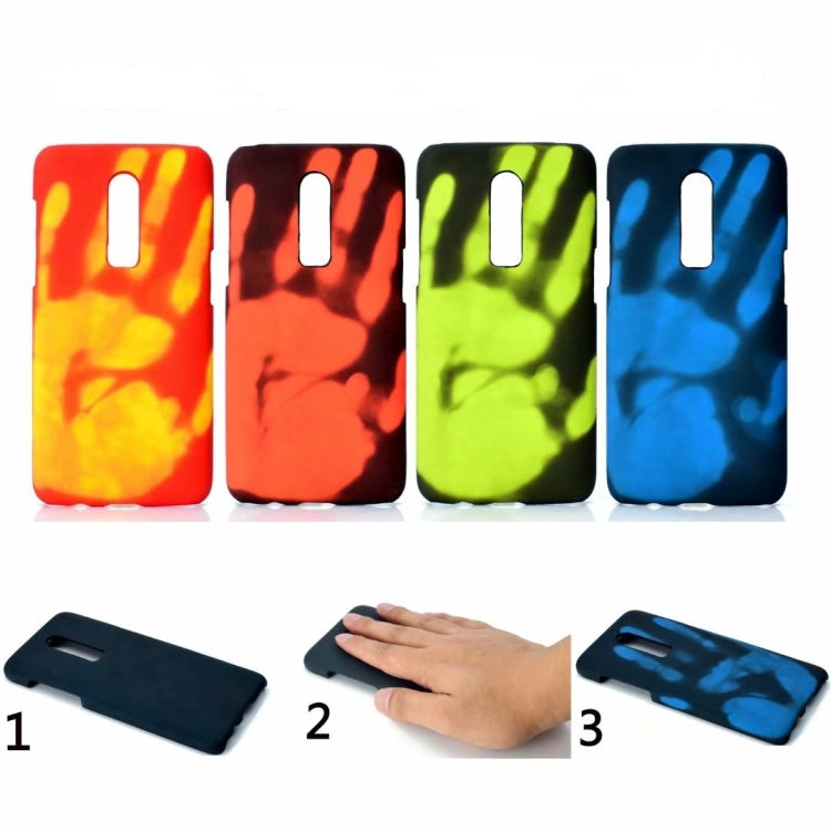 Paste Skin + PC Thermal Sensor Discoloration Case for OnePlus 6