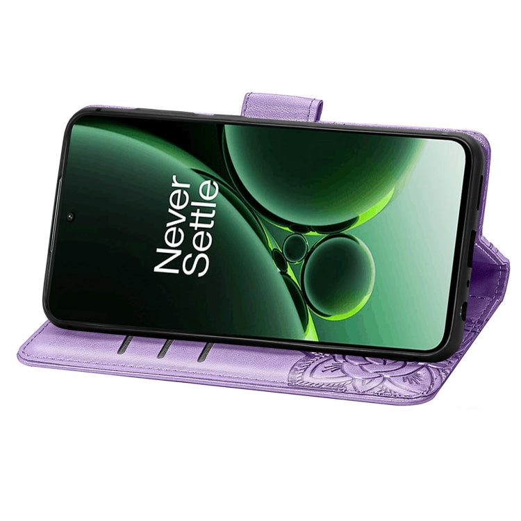 For OnePlus Nord 3 Butterfly Love Flower Embossed Leather Phone Case