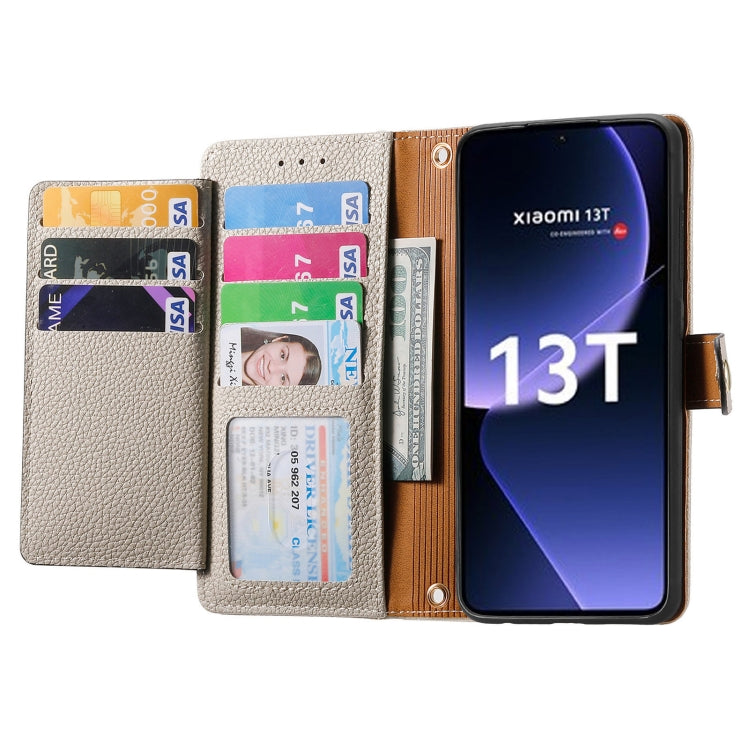 For Xiaomi 13T Love Zipper Lanyard Leather Phone Case