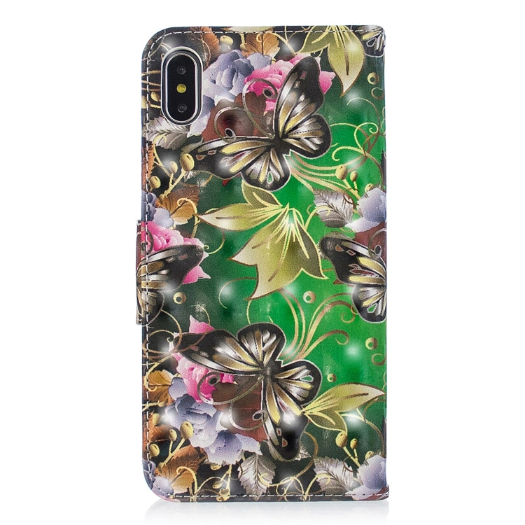 3D Colored Drawing Pattern Horizontal Flip Leather Case for Xiaomi Poco F1, with Holder & Card Slots & Wallet