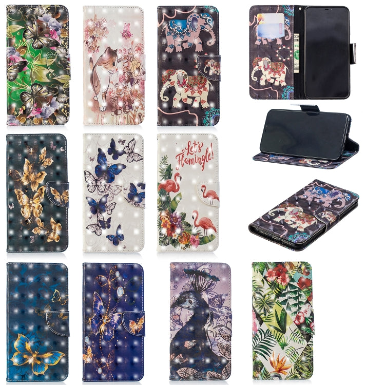 3D Colored Drawing Pattern Horizontal Flip Leather Case for Xiaomi Poco F1, with Holder & Card Slots & Wallet