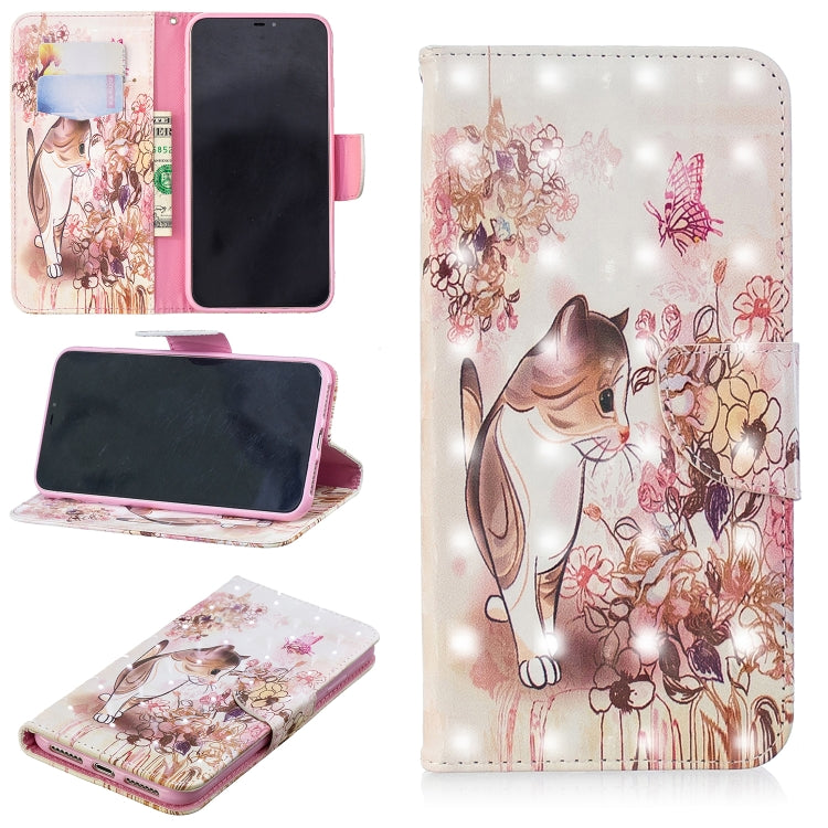 3D Colored Drawing Pattern Horizontal Flip Leather Case for Xiaomi Poco F1, with Holder & Card Slots & Wallet