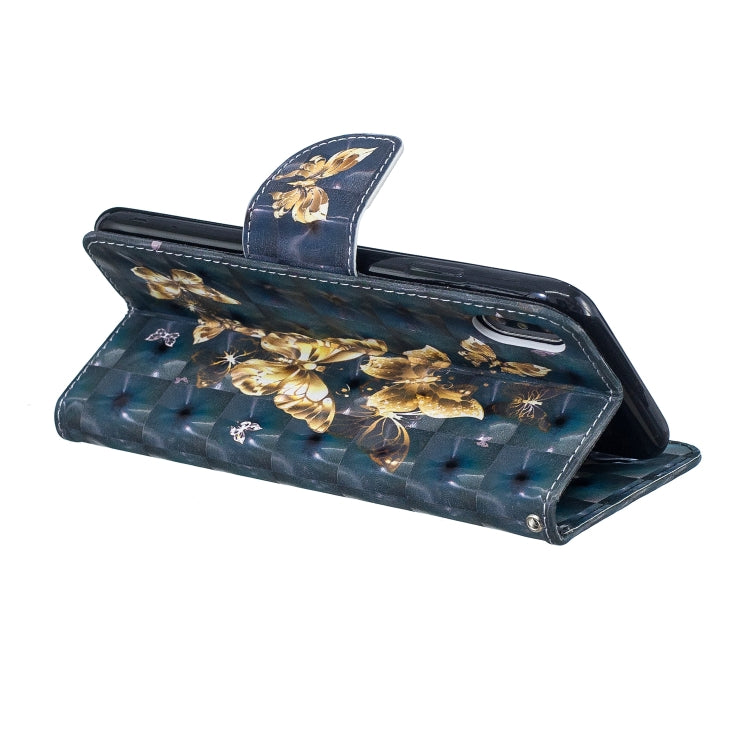 3D Colored Drawing Pattern Horizontal Flip Leather Case for Xiaomi Poco F1, with Holder & Card Slots & Wallet