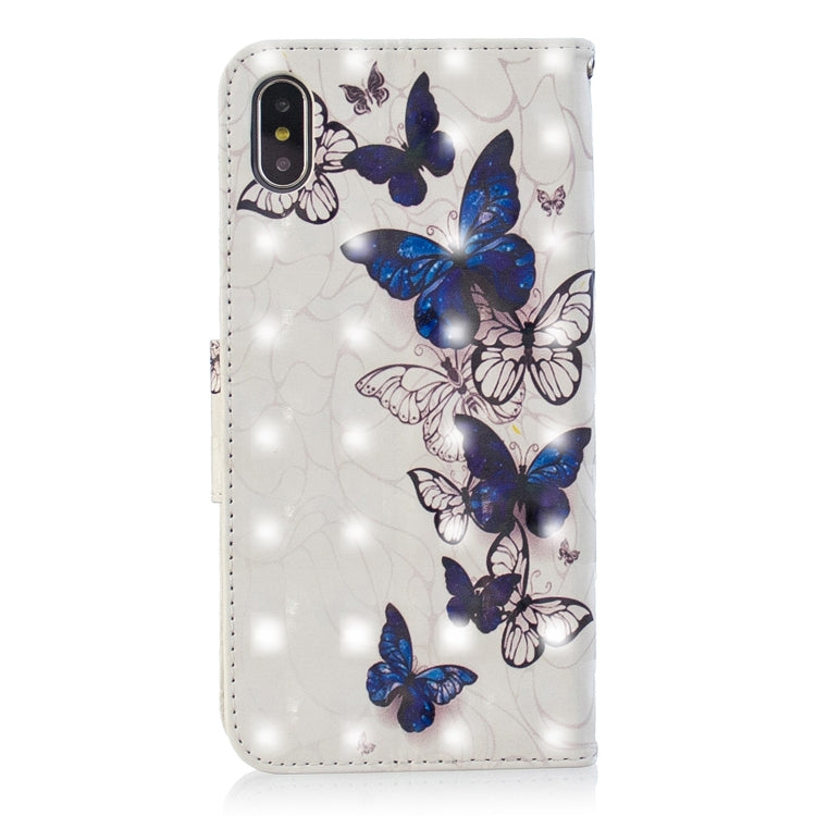 3D Colored Drawing Pattern Horizontal Flip Leather Case for Xiaomi Poco F1, with Holder & Card Slots & Wallet