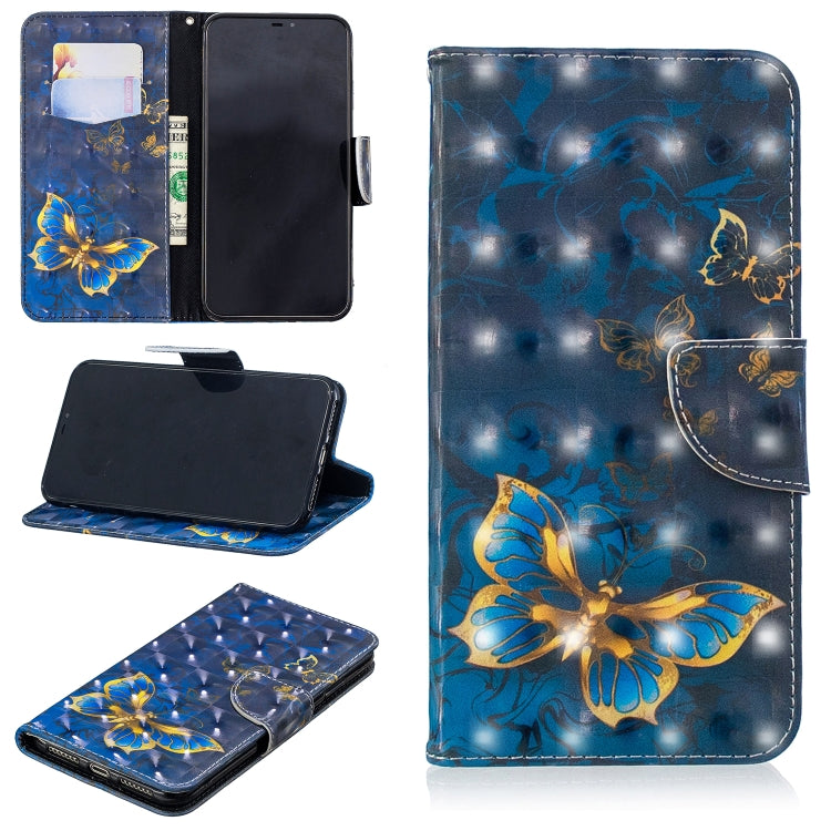 3D Colored Drawing Pattern Horizontal Flip Leather Case for Xiaomi Poco F1, with Holder & Card Slots & Wallet