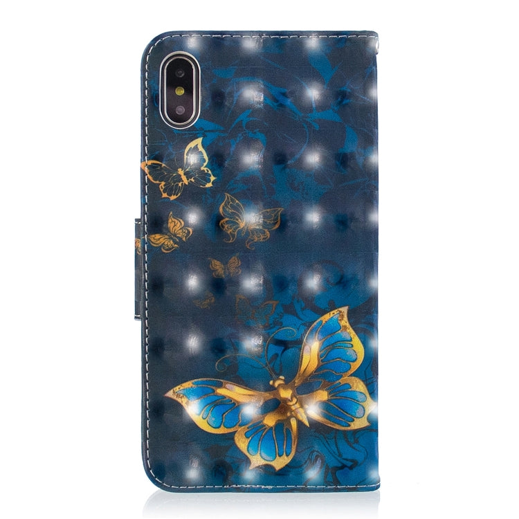 3D Colored Drawing Pattern Horizontal Flip Leather Case for Xiaomi Poco F1, with Holder & Card Slots & Wallet