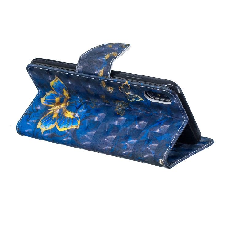 3D Colored Drawing Pattern Horizontal Flip Leather Case for Xiaomi Poco F1, with Holder & Card Slots & Wallet