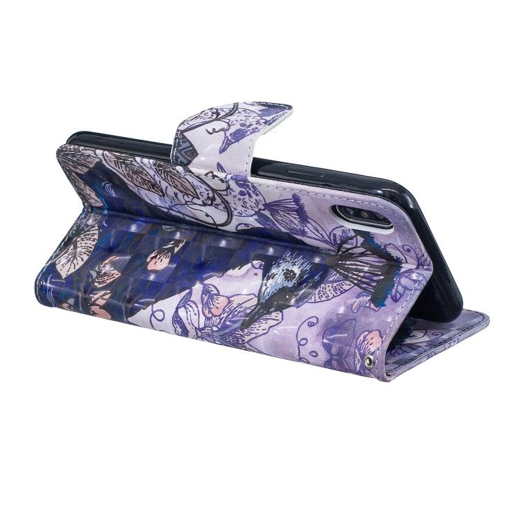 3D Colored Drawing Pattern Horizontal Flip Leather Case for Xiaomi Poco F1, with Holder & Card Slots & Wallet