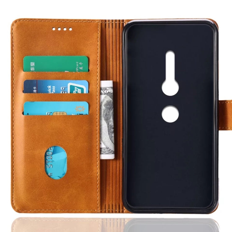 Calf Texture Horizontal Flip Leather Case for Sony Xperia XZ3, with Holder & Card Slots & Wallet