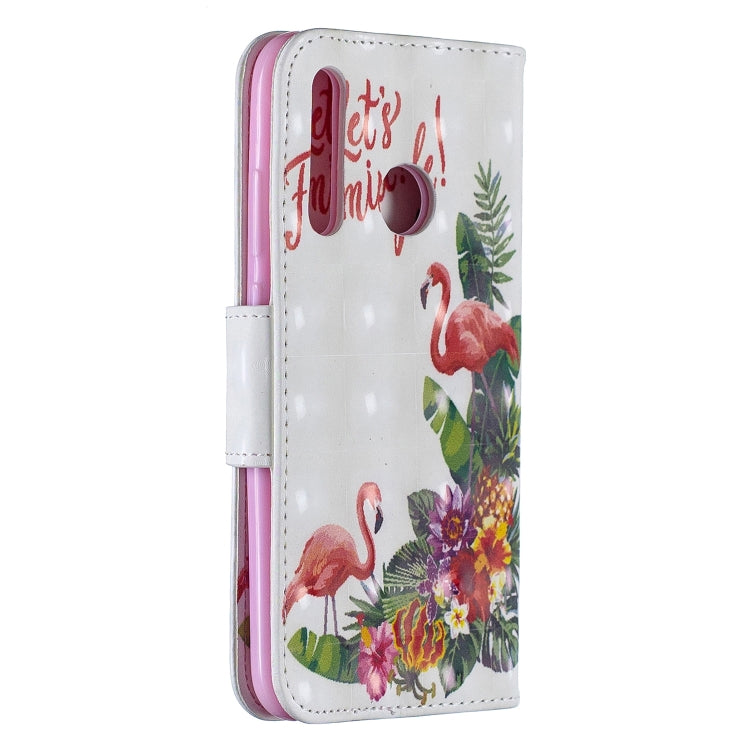 3D Colored Drawing Pattern Horizontal Flip Leather Case for Huawei Honor 10i / P Smart Plus, with Holder & Card Slots & Wallet