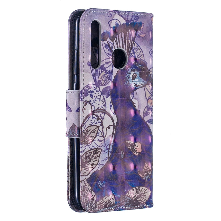 3D Colored Drawing Pattern Horizontal Flip Leather Case for Huawei Honor 10i / P Smart Plus, with Holder & Card Slots & Wallet