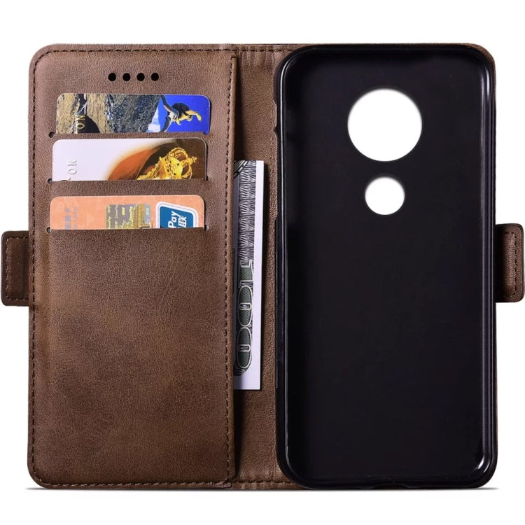 Calf Texture Horizontal Flip Leather Case for Motorola Moto E5 Play, with Holder & Card Slots & Wallet