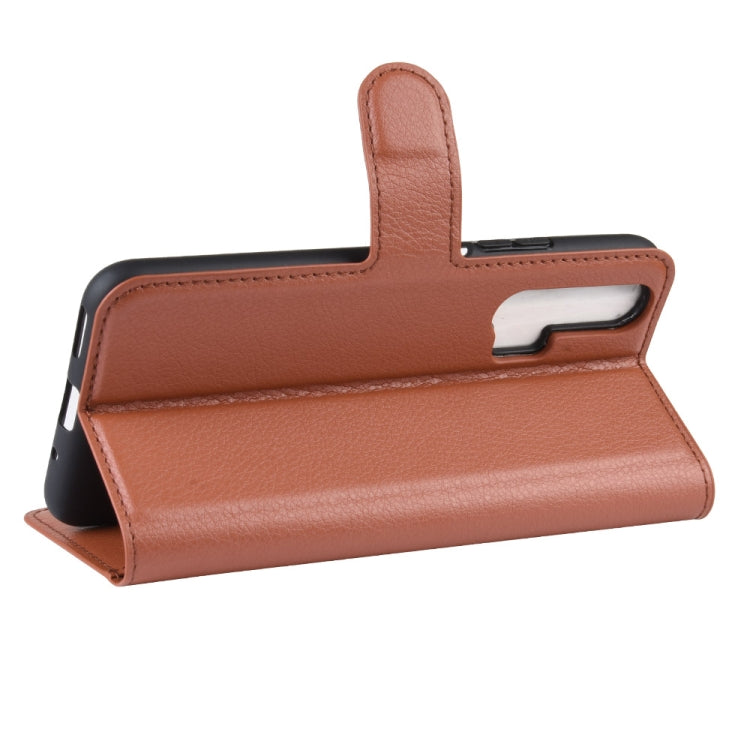 Litchi Texture Horizontal Flip Leather Case for Huawei Honor 20 Pro, with Wallet & Holder & Card Slots