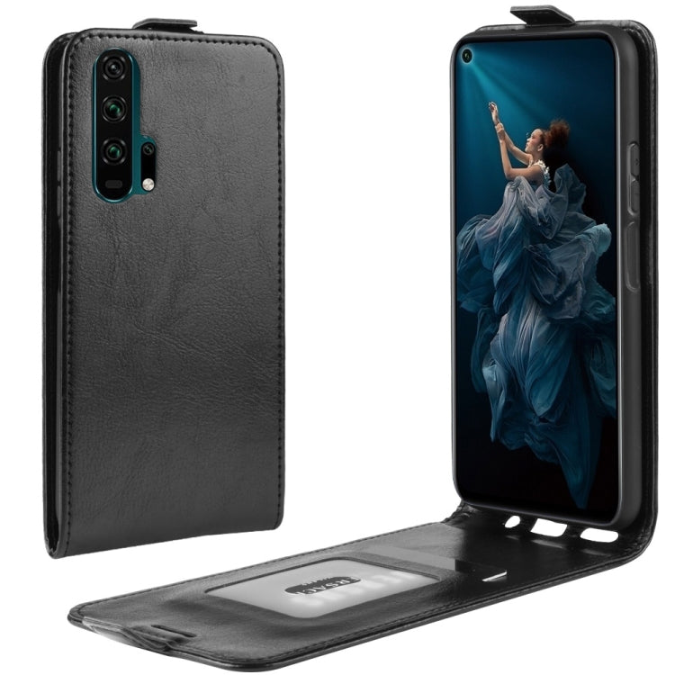 Crazy Horse Vertical Flip Leather Protective Case for Huawei Honor 20 Pro