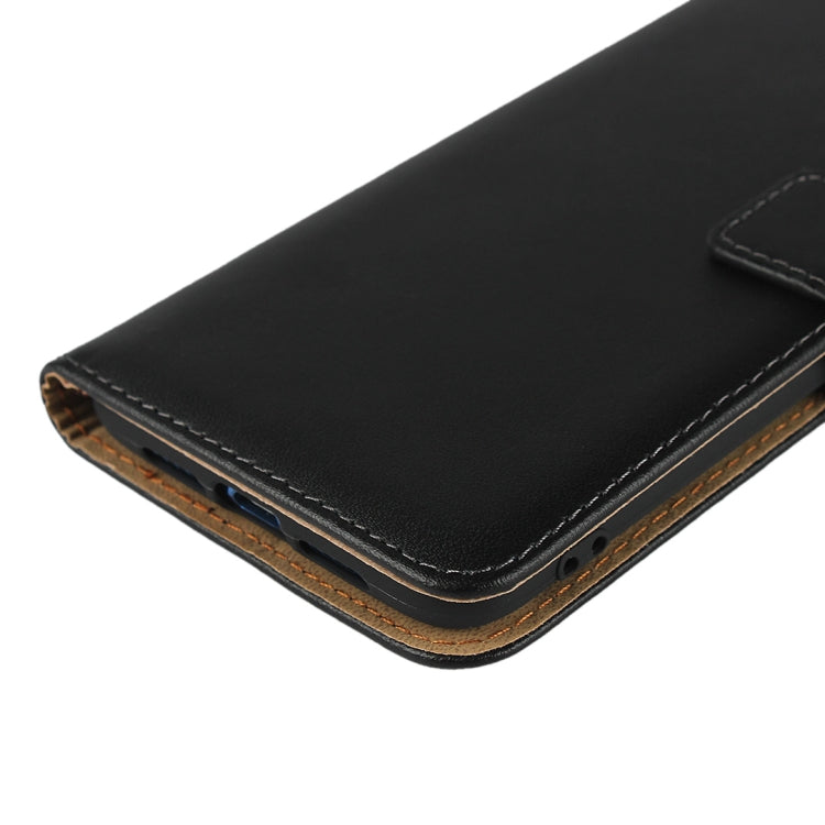 Horizontal Flip Leather Case for Xiaomi Mi 9 , with Magnetic Clasp and Bracket and Card Slot and Wallet(Black)