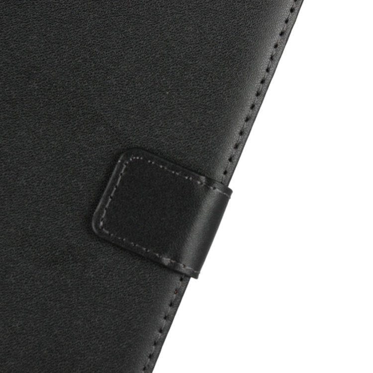 Leather Horizontal Flip Holster for Xiaomi 8 with Magnetic Clasp and Bracket and Card Slot and Wallet(Black)