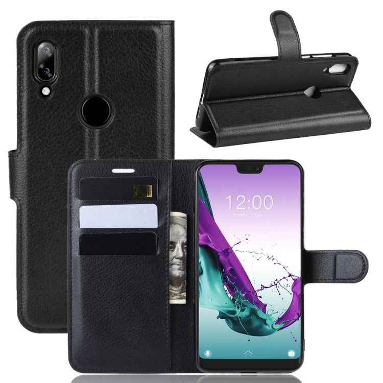 Litchi Texture Horizontal Flip Leather Case for Doogee N10, with Wallet & Holder & Card Slots