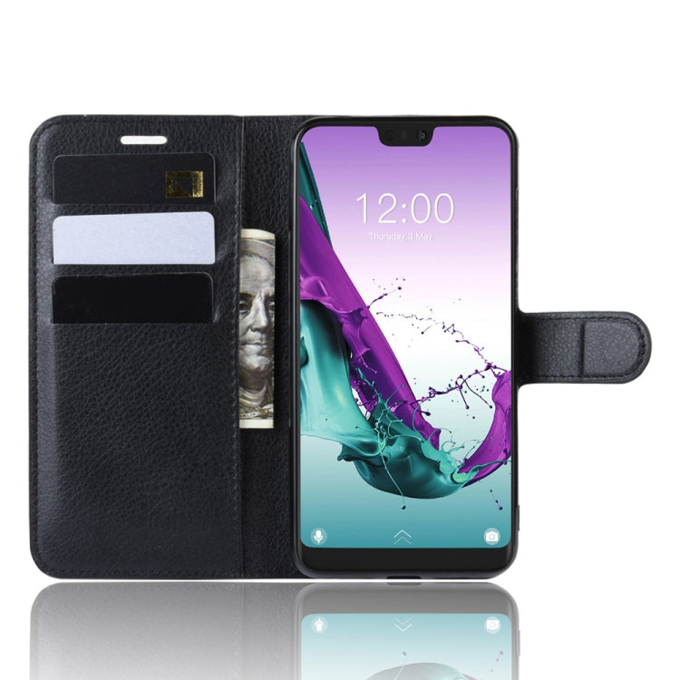 Litchi Texture Horizontal Flip Leather Case for Doogee N10, with Wallet & Holder & Card Slots
