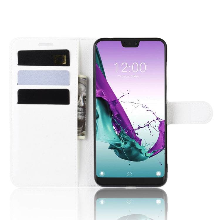 Litchi Texture Horizontal Flip Leather Case for Doogee N10, with Wallet & Holder & Card Slots