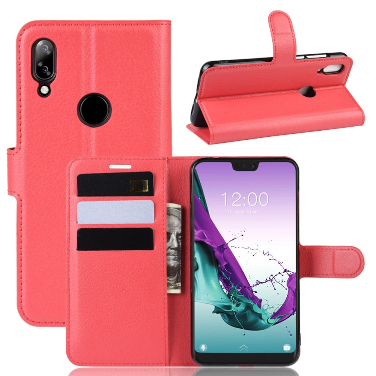 Litchi Texture Horizontal Flip Leather Case for Doogee N10, with Wallet & Holder & Card Slots