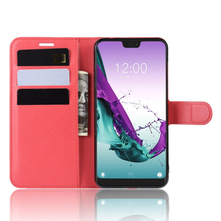 Litchi Texture Horizontal Flip Leather Case for Doogee N10, with Wallet & Holder & Card Slots