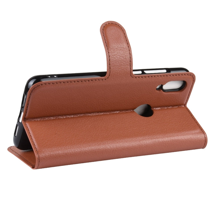 Litchi Texture Horizontal Flip Leather Case for Doogee N10, with Wallet & Holder & Card Slots