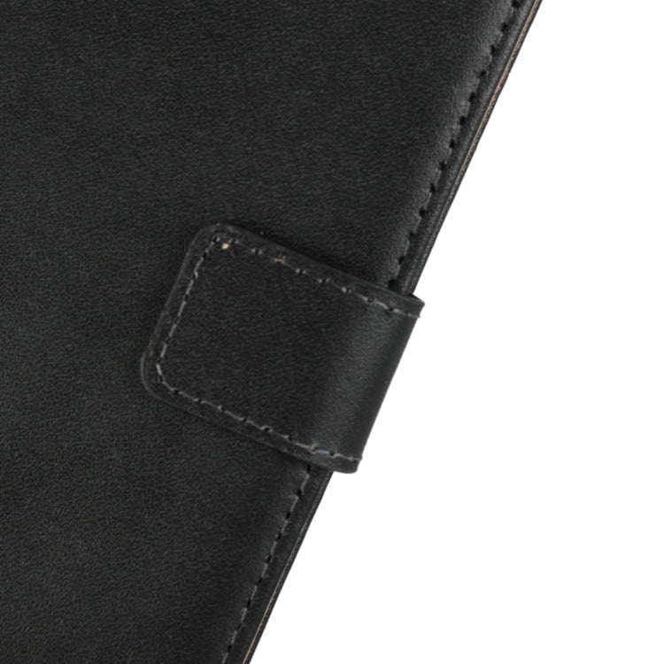 Leather Horizontal Flip Holster for Xiaomi Redmi 6A , with Magnetic Clasp and Bracket and Card Slot and Wallet(Black)