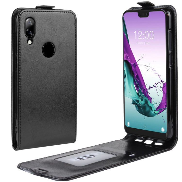 Crazy Horse Vertical Flip Leather Protective Case for Doogee N10