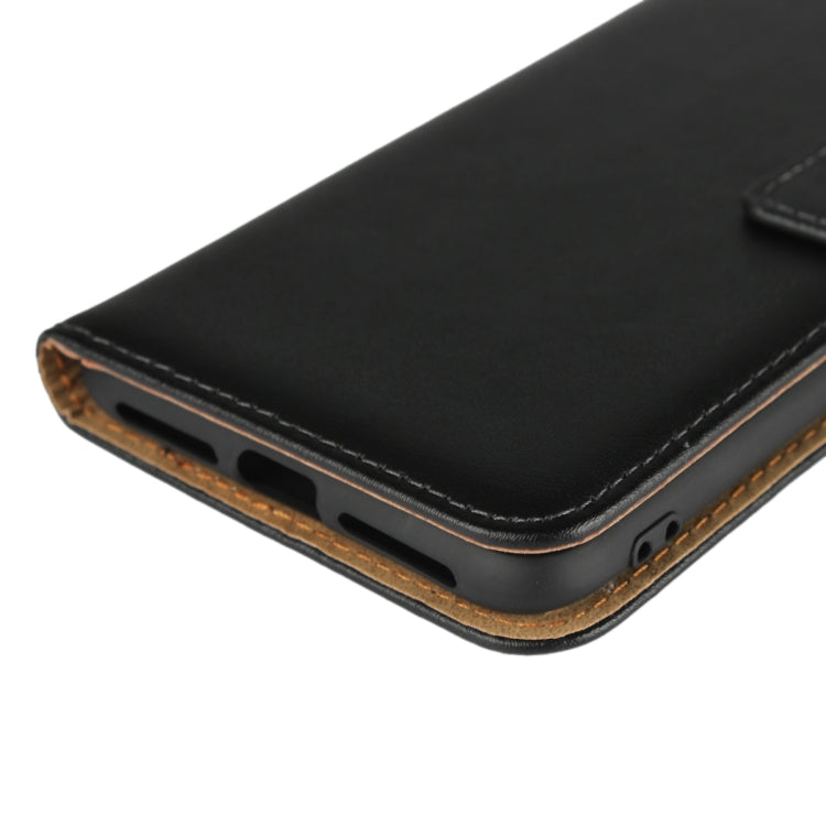 Leather Horizontal Flip Holster for Xiaomi Redmi S2 with Magnetic Clasp and Bracket and Card Slot and Wallet(Black)