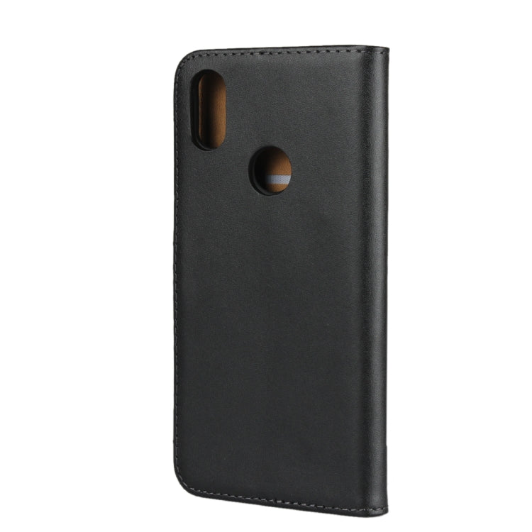 Leather Horizontal Flip Holster for Xiaomi Redmi S2 with Magnetic Clasp and Bracket and Card Slot and Wallet(Black)