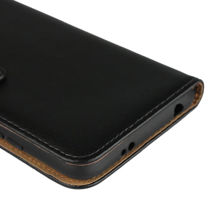 Leather Horizontal Flip Holster for Xiaomi Redmi S2 with Magnetic Clasp and Bracket and Card Slot and Wallet(Black)
