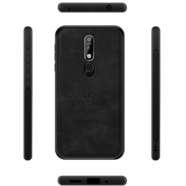 PINWUYO Shockproof Waterproof Full Coverage PC + TPU + Skin Protective Case for Nokia 7.1 (2018)